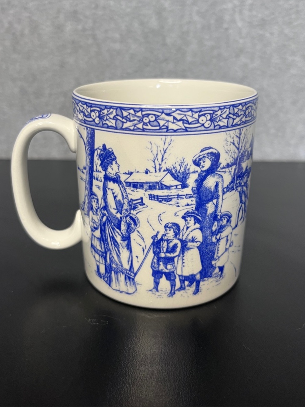 The Spode Blue Room Collection Christmas Mug Number 2 England Excellent